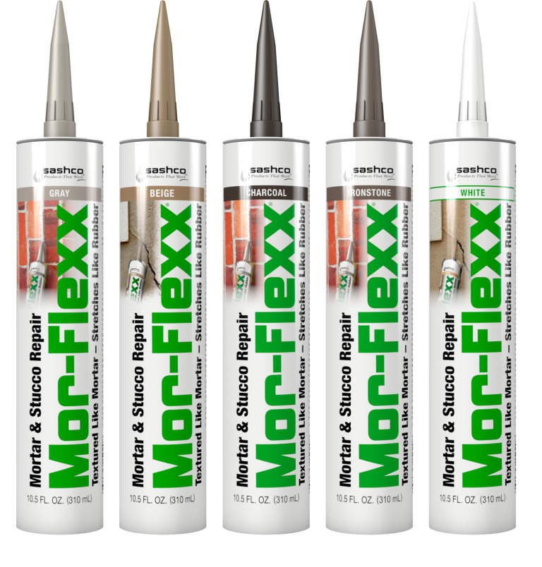 Morflexx® by Sashco Flexible Caulk for Mortar & Stucco